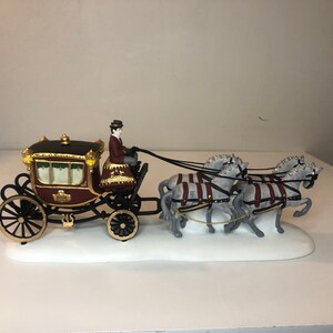 希少◇Department 56 ヘリテージビレッジ 馬車 置物 ヴィンテージ