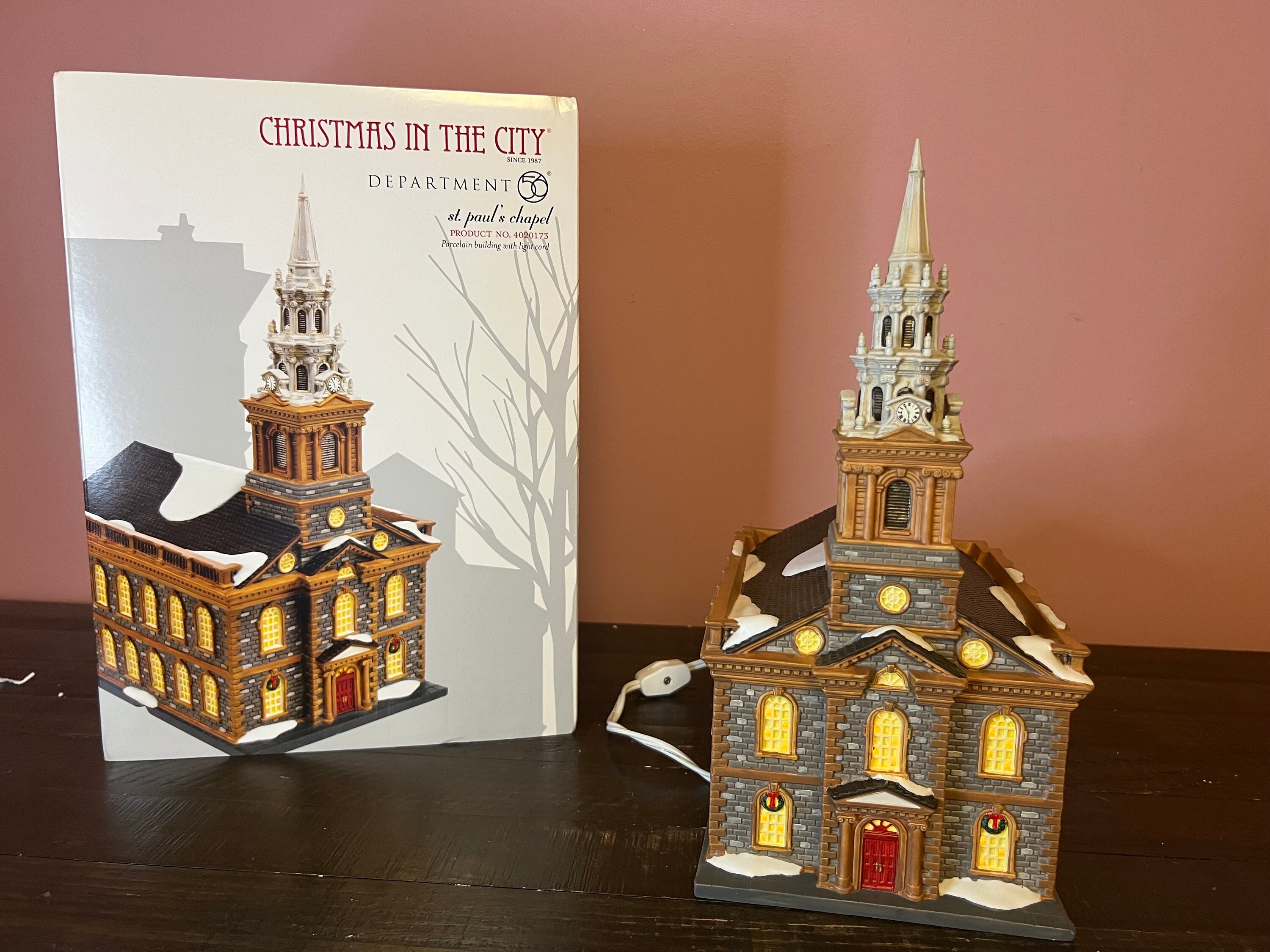 CHRISTMAS/CATHEDRAL DEPARTMENT 56 /1987 VTG Dept. 56 Snow Village