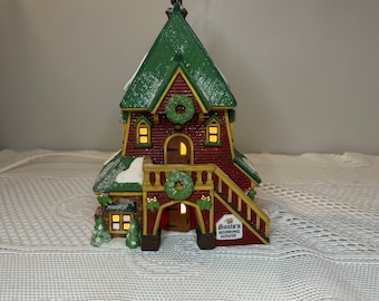 Abt 56 - Santa's Rooming House: Nordpol-Serie; Abteilung 56 - PERSÖNLICH ; Vintage Dept 56-Weihnachtsdorf Szene