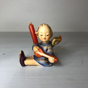 1960s Vintage Goebel Hummel Figurine; Joyful Noise - Candle Holder # 33 / 1- TMK- 4