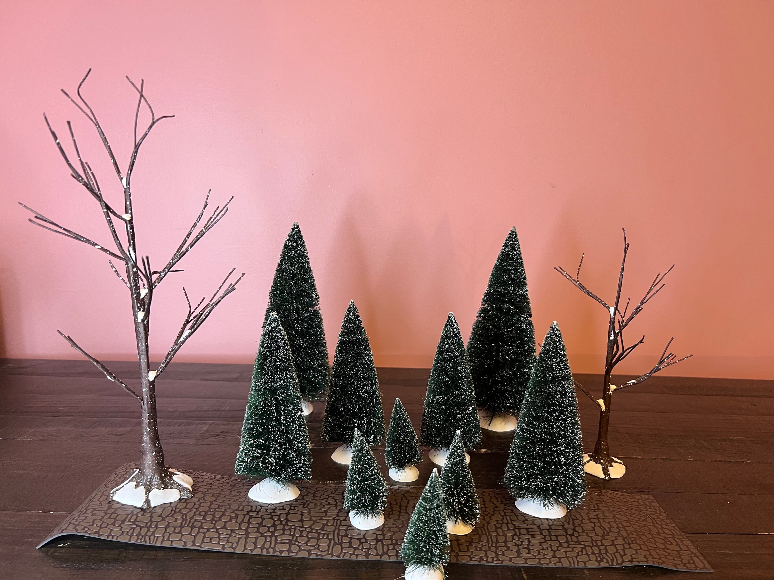 Dep56HeritageVillageCollection クリスマスオブジェ Dept 56- Village Landscape - 14 Piece Set- Snow Village