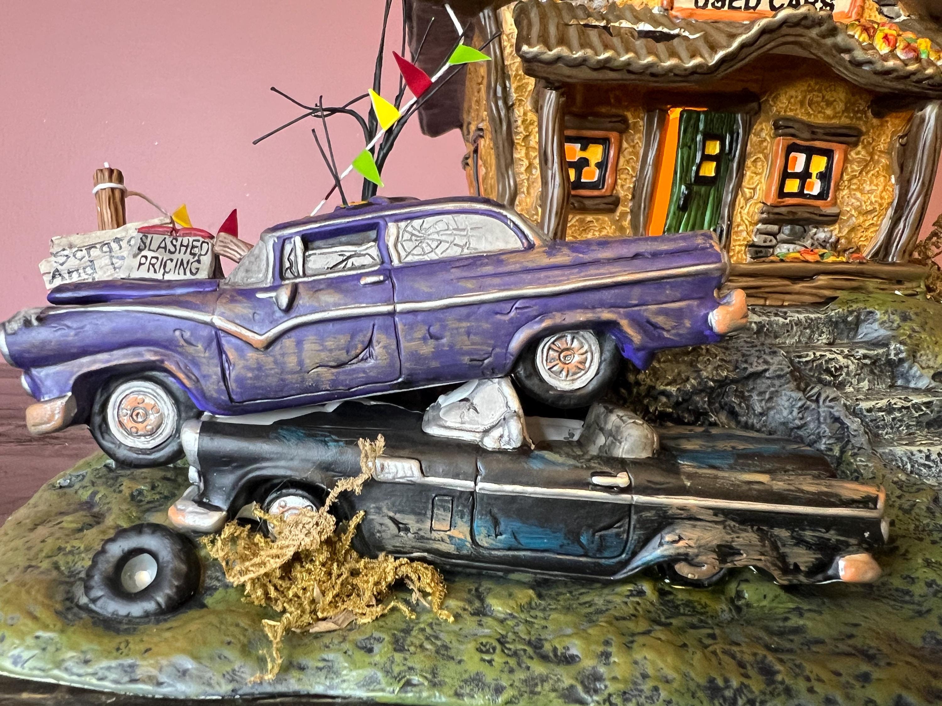 Dept 56: Rusty's Used Cars - Snow Village Halloween Series