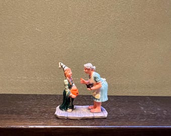Lemax Caddington Village : Figurine Buveurs De Cacao Chaud 12046 - Scène Hivernale Magique