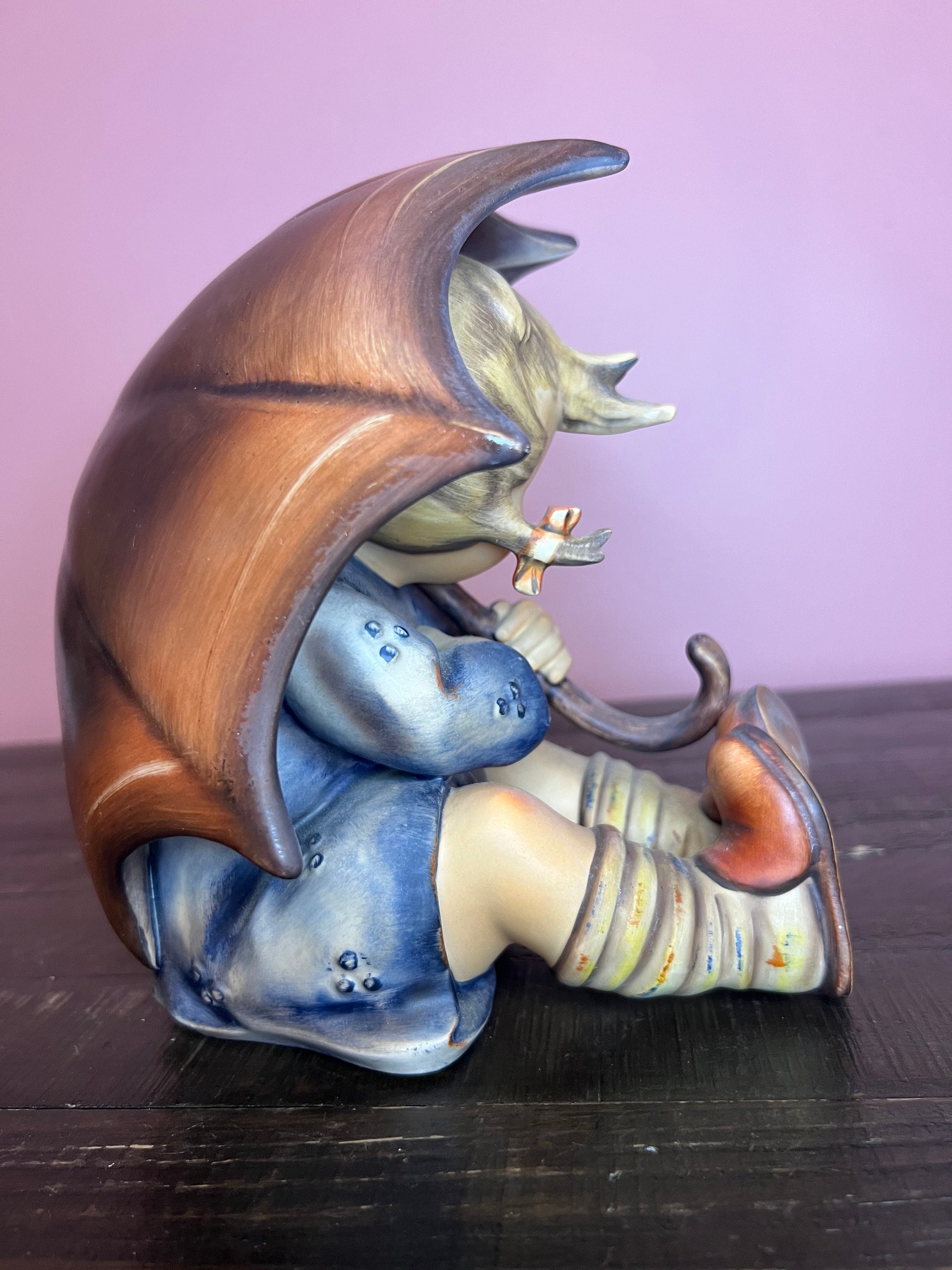 1960s Large Rare Vintage Goebel Hummel Figurine; Umbrella