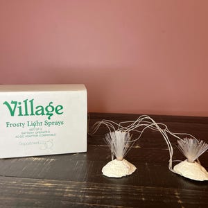 Dept 56: Village Frosty Lights Sprays; Snow Village Series, Department 56 - Vintage Christmas General Village Accessories 52682