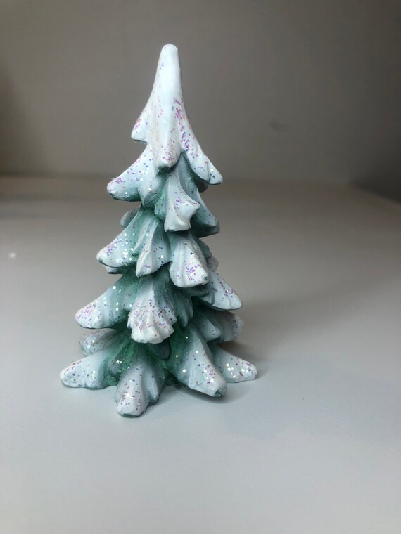 Dept 56 Village Accessory Set of 3 Wintergreen Pines Christmas Tree Snow New NOS Dept 56 Village Accessory Set of 3 Wintergreen Pines Christmas Tree Snow New NOS