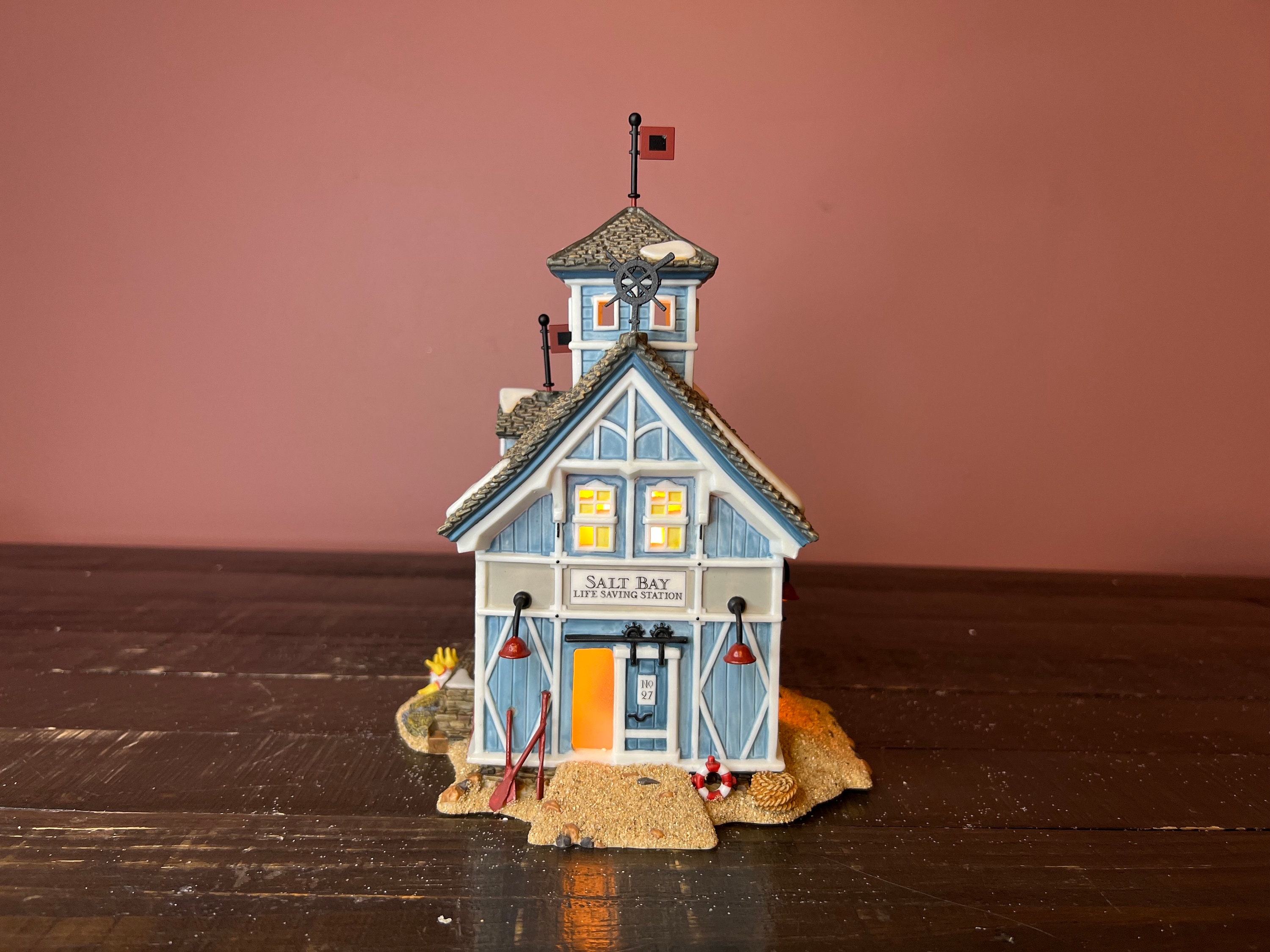 Dept 56: Salt Bay Life Saving Station- New England Village Series