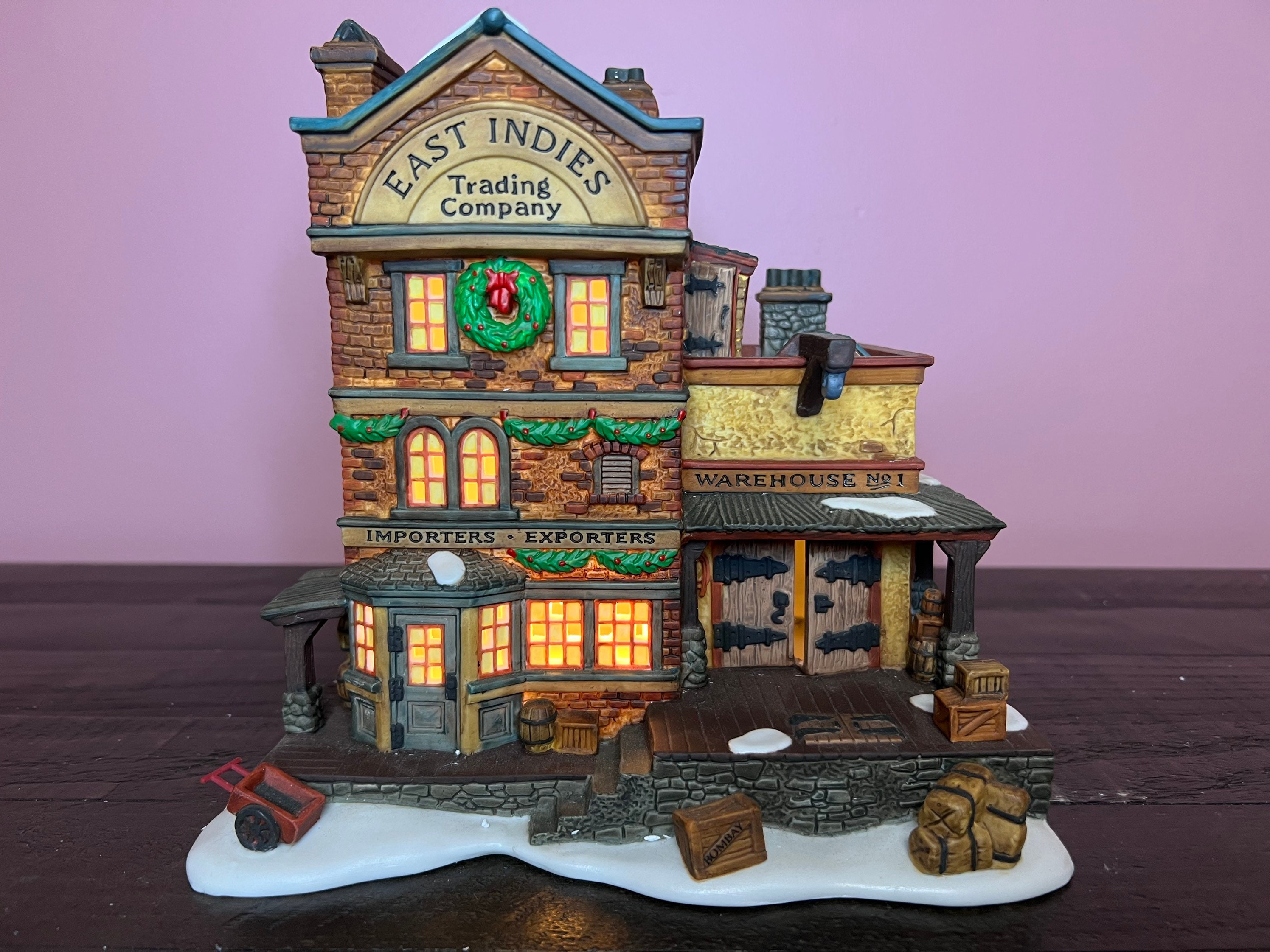 【USA製希少】激レア Dickens’ Village 冬景色 ラグ USA製希少】激レア Dickens' Village 冬景色 ラグ USA製希少】激レア