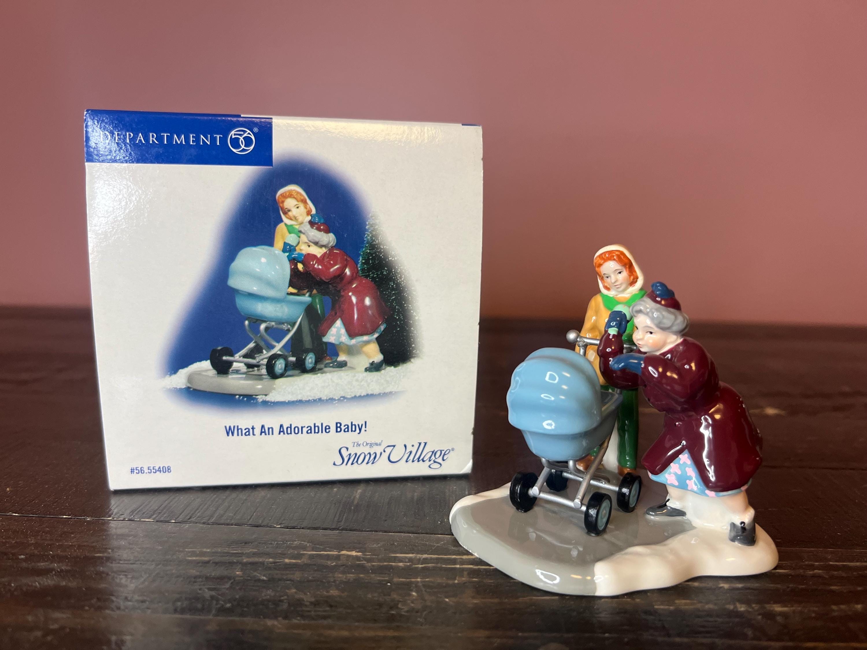 DEPARTMENT 56 BABIES 置物 Dept 56: What an Adorable Baby!- Snow Village Series