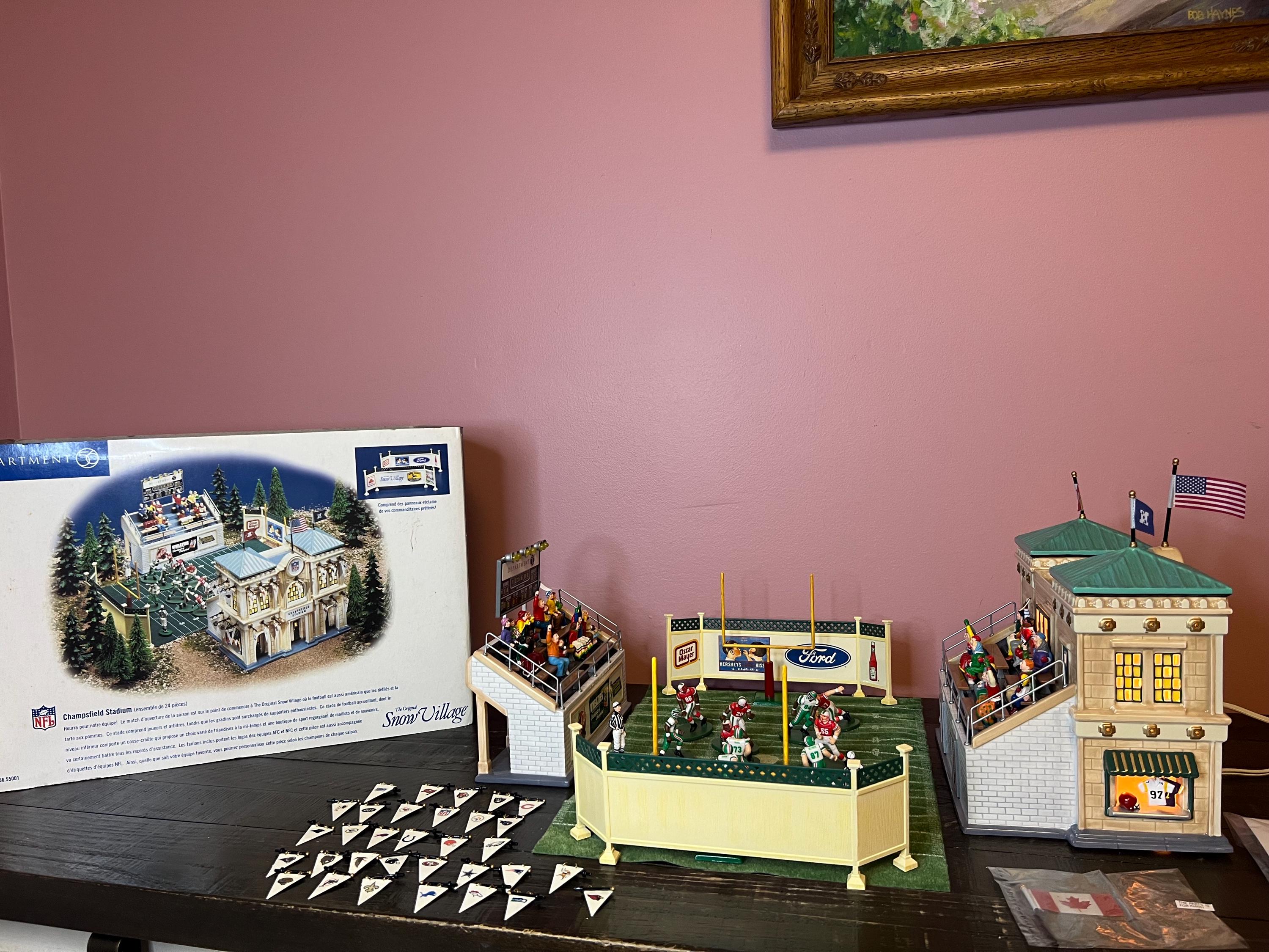 Dept 56: NFL Champsfield Stadium- Snow Village Series; Department