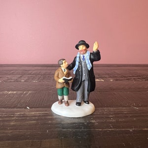 Dept 56: Teaching The Torah -Christmas in the City Series; Department 56 -RETIRED Vintage  Christmas Village Accessory; Miniature Village