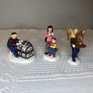 Dept 56; Another Man's Treasure Accessories: Snow Village Department 56 RETIRED- Vintage Christmas Village Accessory, Miniature Christmas