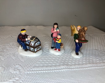 Dept 56; Another Man's Treasure Accessories: Snow Village Department 56 RETIRED- Vintage Christmas Village Accessory, Miniature Christmas