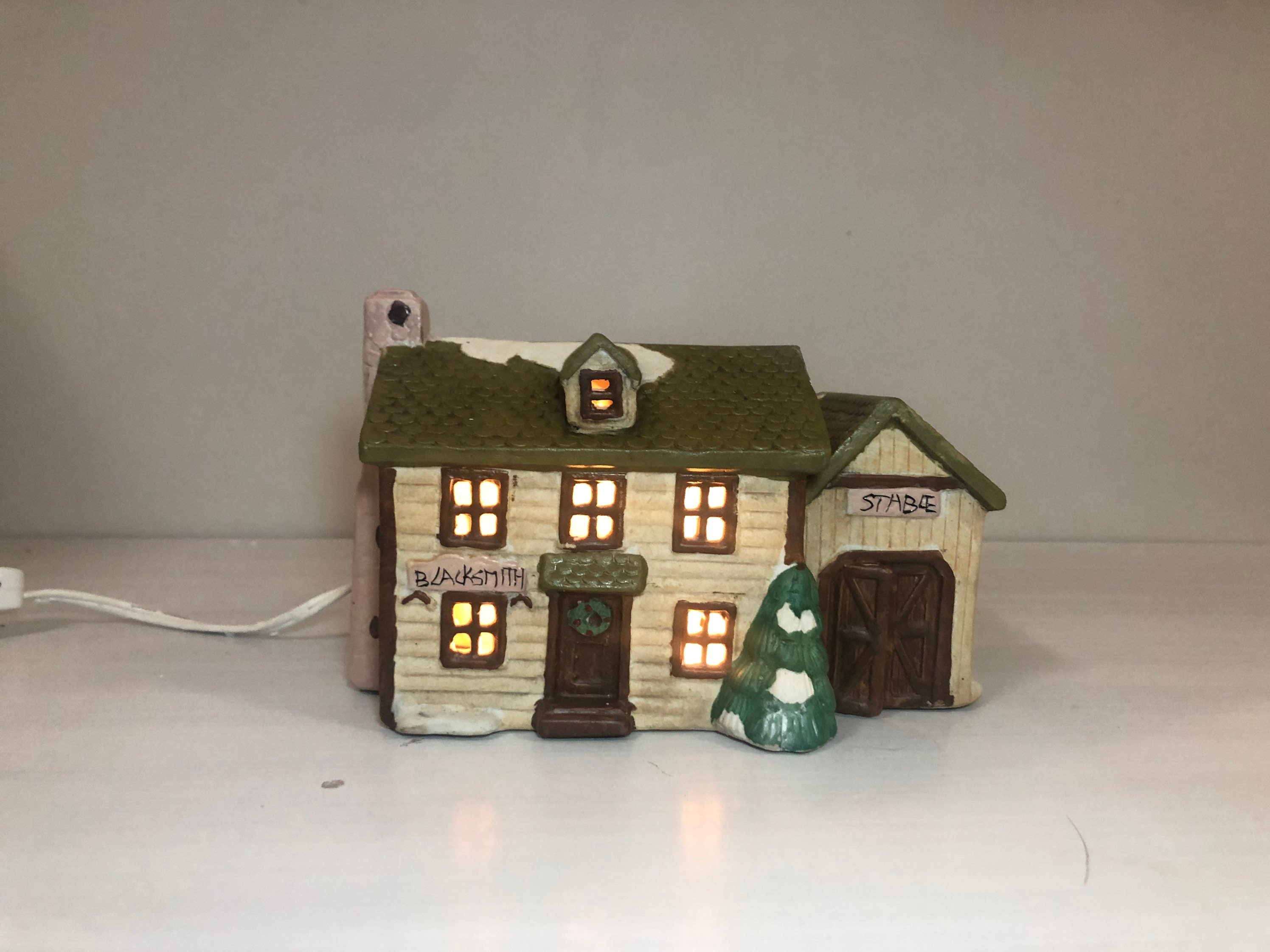 1989 Vintage Colonial America Collection- Blacksmith/stable