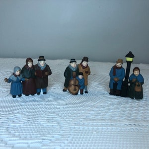 Dept 56- Carolers Set of 3 6526-9 - Dickens&#39; Village: Department 56 RETIRED - Christmas Village Accessory, Vintage Village Scene Decor