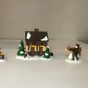 Dept 56- Tending the New Calves- Dickens&#39; Village: Department 56 RETIRED - Vintage Christmas Village Accessory