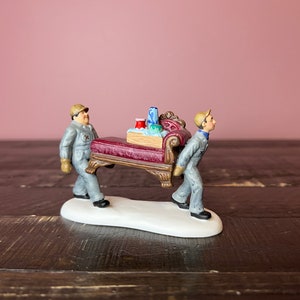 Dept 56: Kid Gloves Moving- Christmas in the City Series; Department 56 - RETIRED; Vintage Christmas Village Scene Accessory