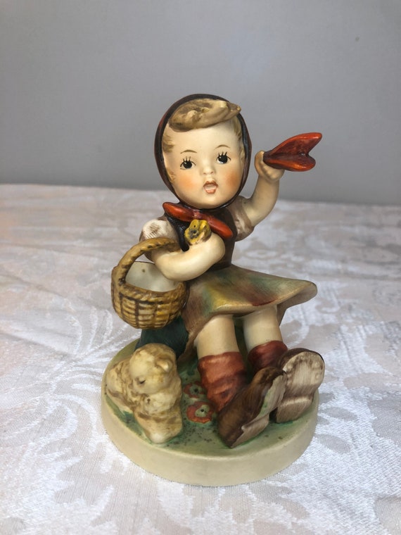 Goebel Hummel Gallery Collection 最新ニュース 1960s Vintage Goebel Hummel Figurine; Farewell # 65- TMK- 3