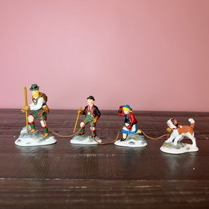 Dept 56- Climb Every Mountain- Alpine Village Series: Department 56 RETIRED,  Vintage Christmas Village Accessory, Holiday Scene Decoration