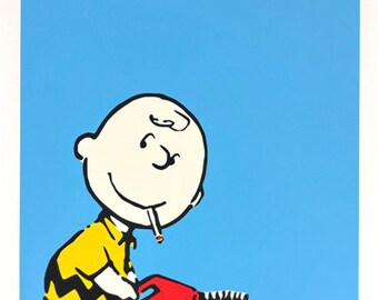 Charlie Brown Firestarter Hand Pulled Screenprint