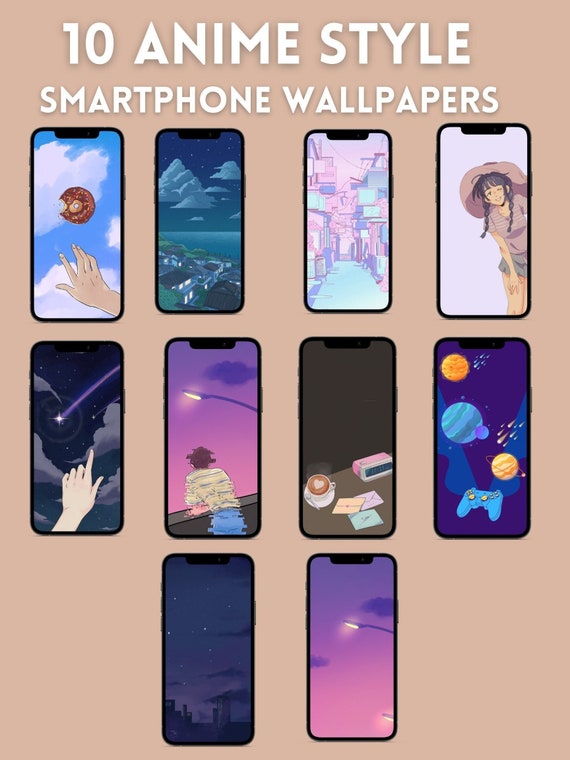 Aesthetic Anime iPhone Wallpapers  Free By Colorwallpapers