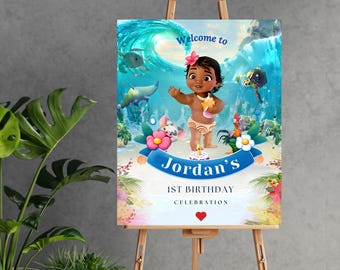 Moana birthday Welcome Sign Moana Welcome Board Moana Welcome Banner Moana Birthday Moana Welcome Sign Moana Welcome Board Moana Banner sign