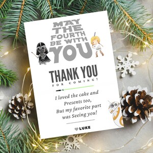 Custom Star Wars Birthday Invitation May the Fourth Be With You ...