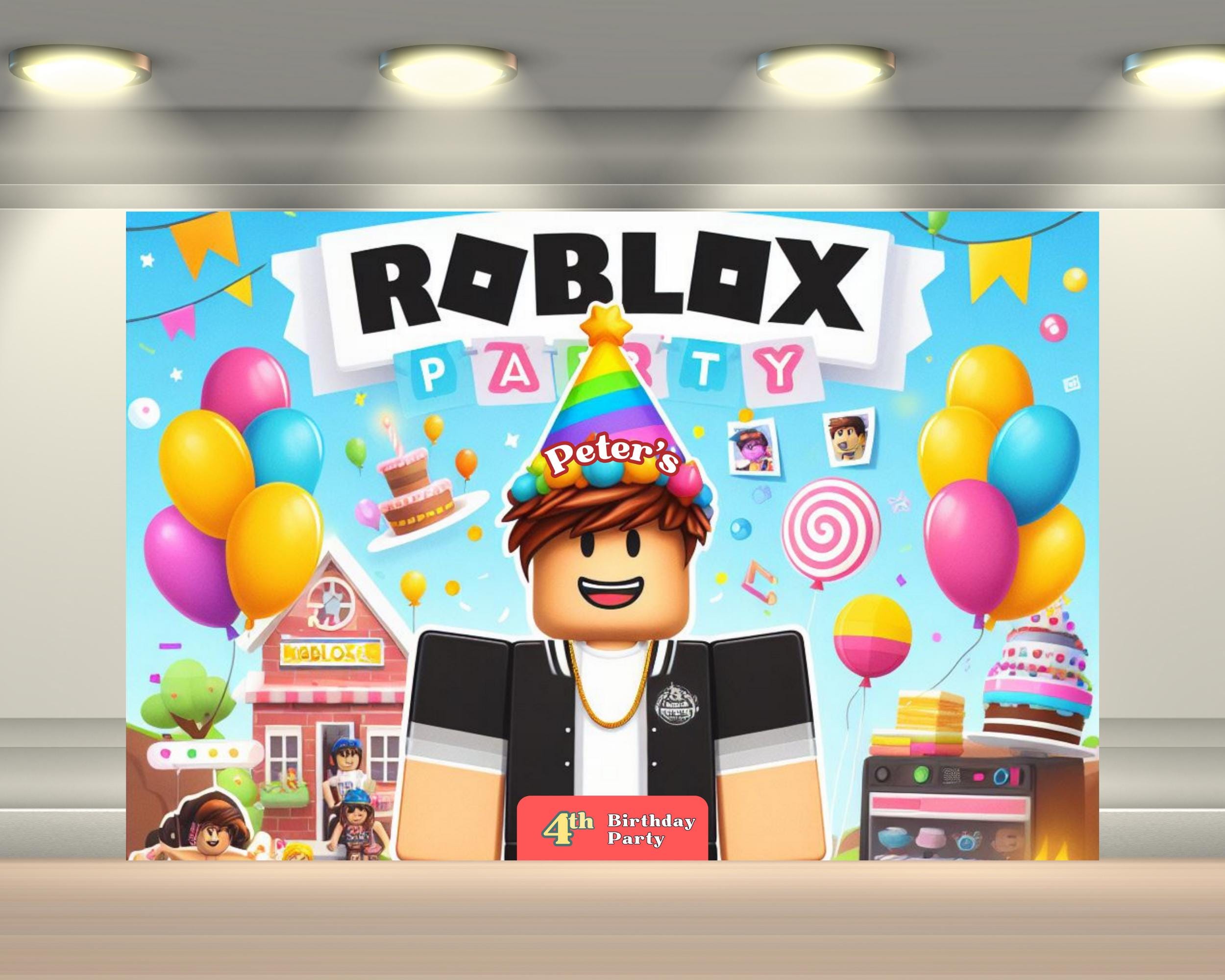 Roblox party ideas Etsy