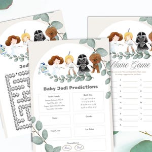 Star Wars Baby Shower Games Trivia Star Wars Party Games StarWars Baby Shower Party Games Star Wars Game Baby Shower Game StarWars Bundle