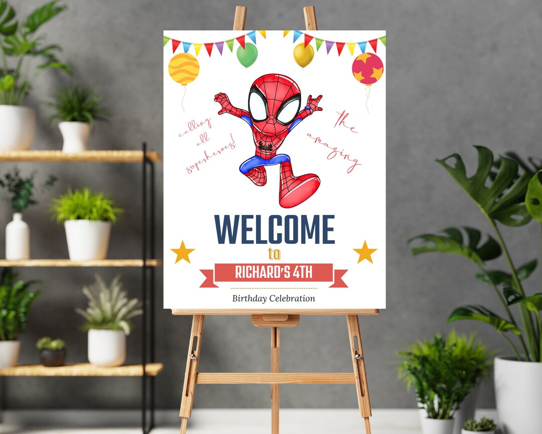Spidey and His Amazing Friends Welcome Sign Spiderman Into the ...