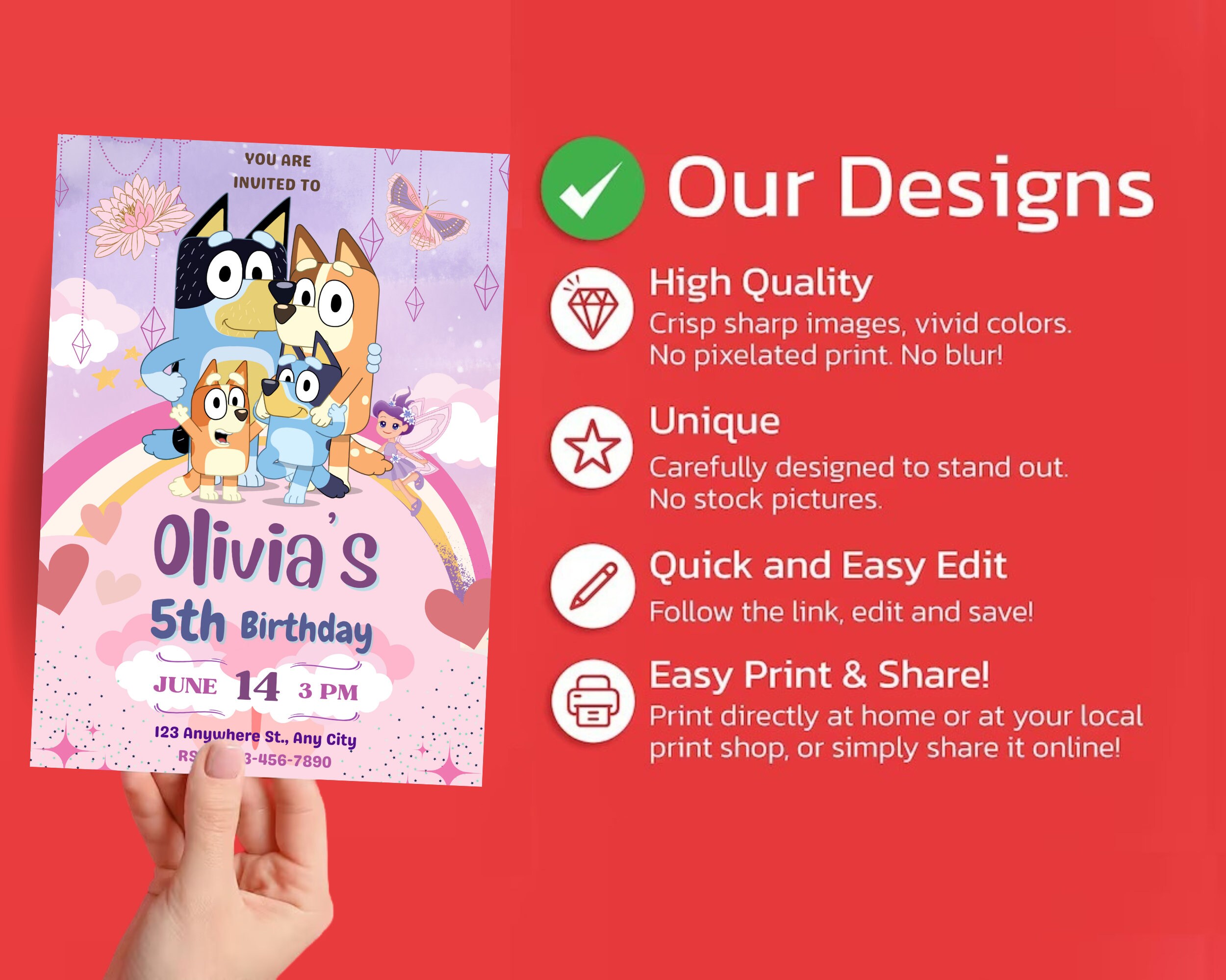 Kids Party Invite Set