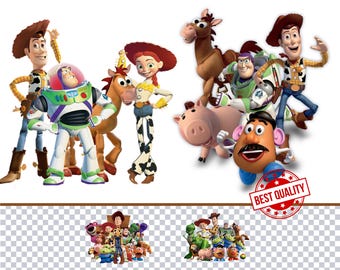 Toy Story Bundle Toy Story Clipart PNG Pixar clipart ToyStory Clipart PNG Toy Story PNG Toy Story Theme Clip Art Toy Story birthday png file