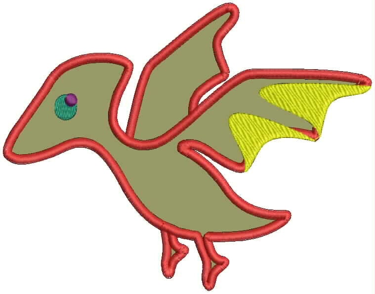 14 Cute All Applique Dinosaur Embroidery Design Pack,3 Gnomes Machine ...