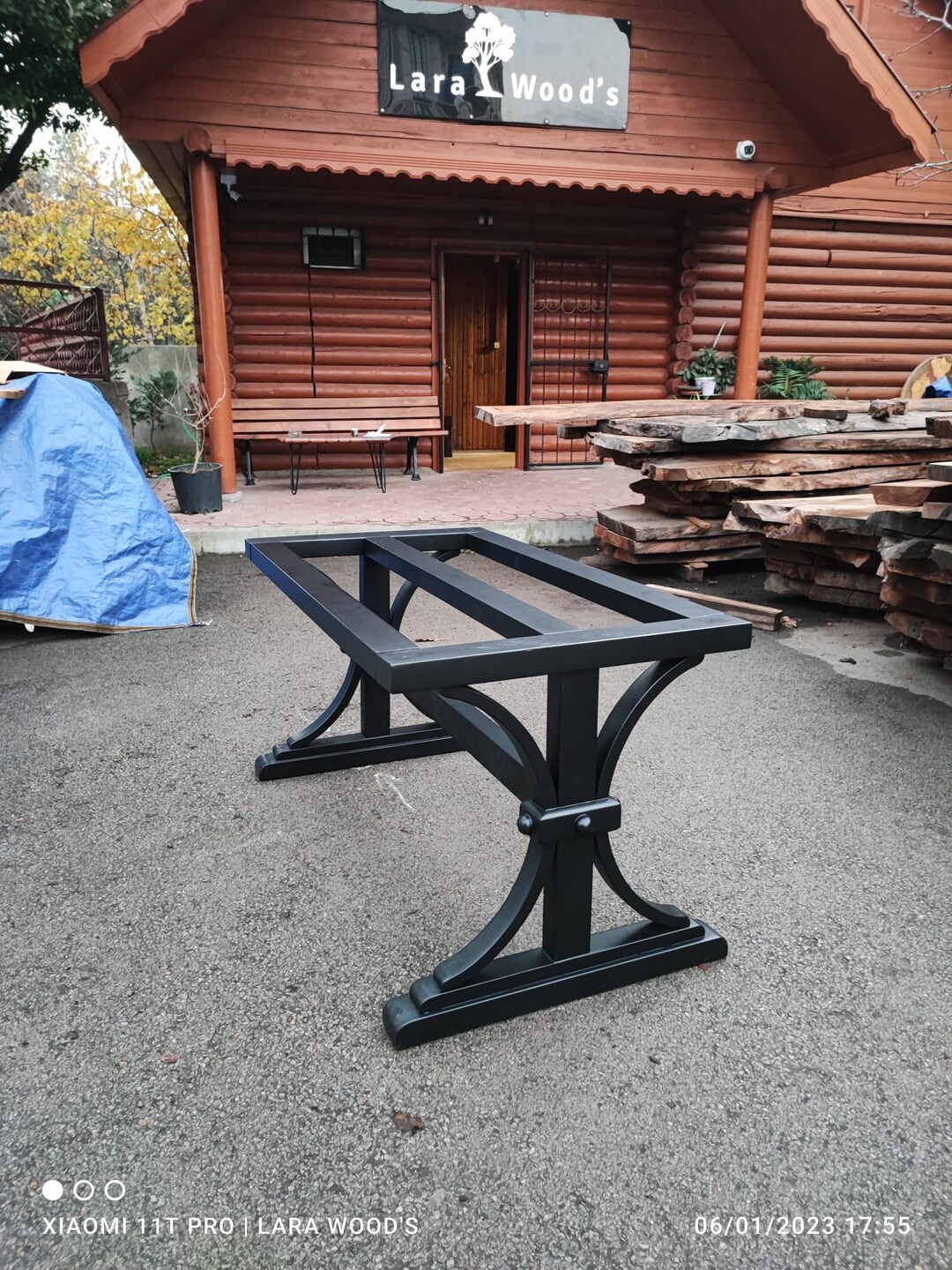 Rustic Wood Table Legs, Wooden Table Legs, Modern Table Base, Dining