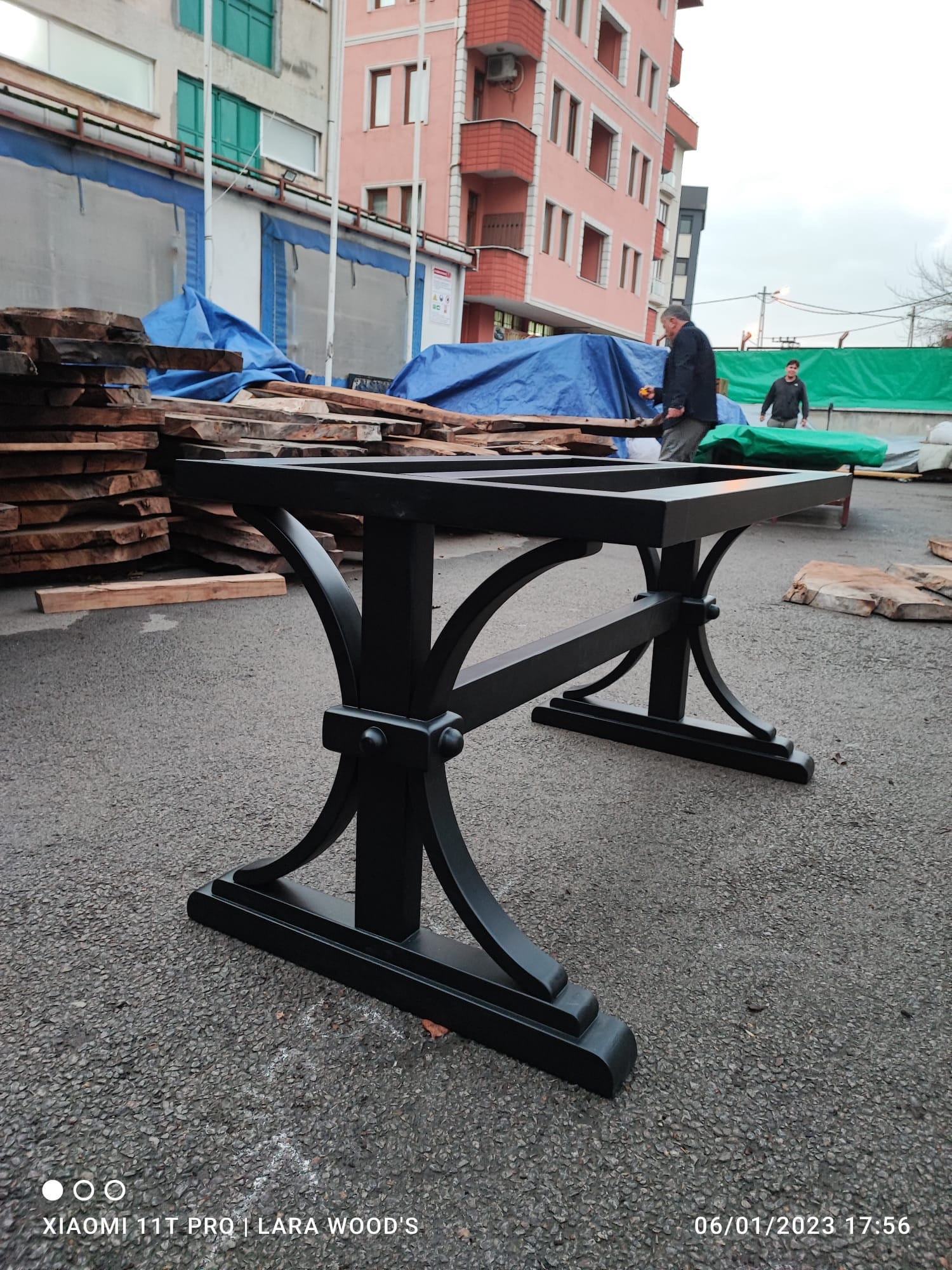 Rustic Wood Table Legs, Wooden Table Legs, Modern Table Base, Dining