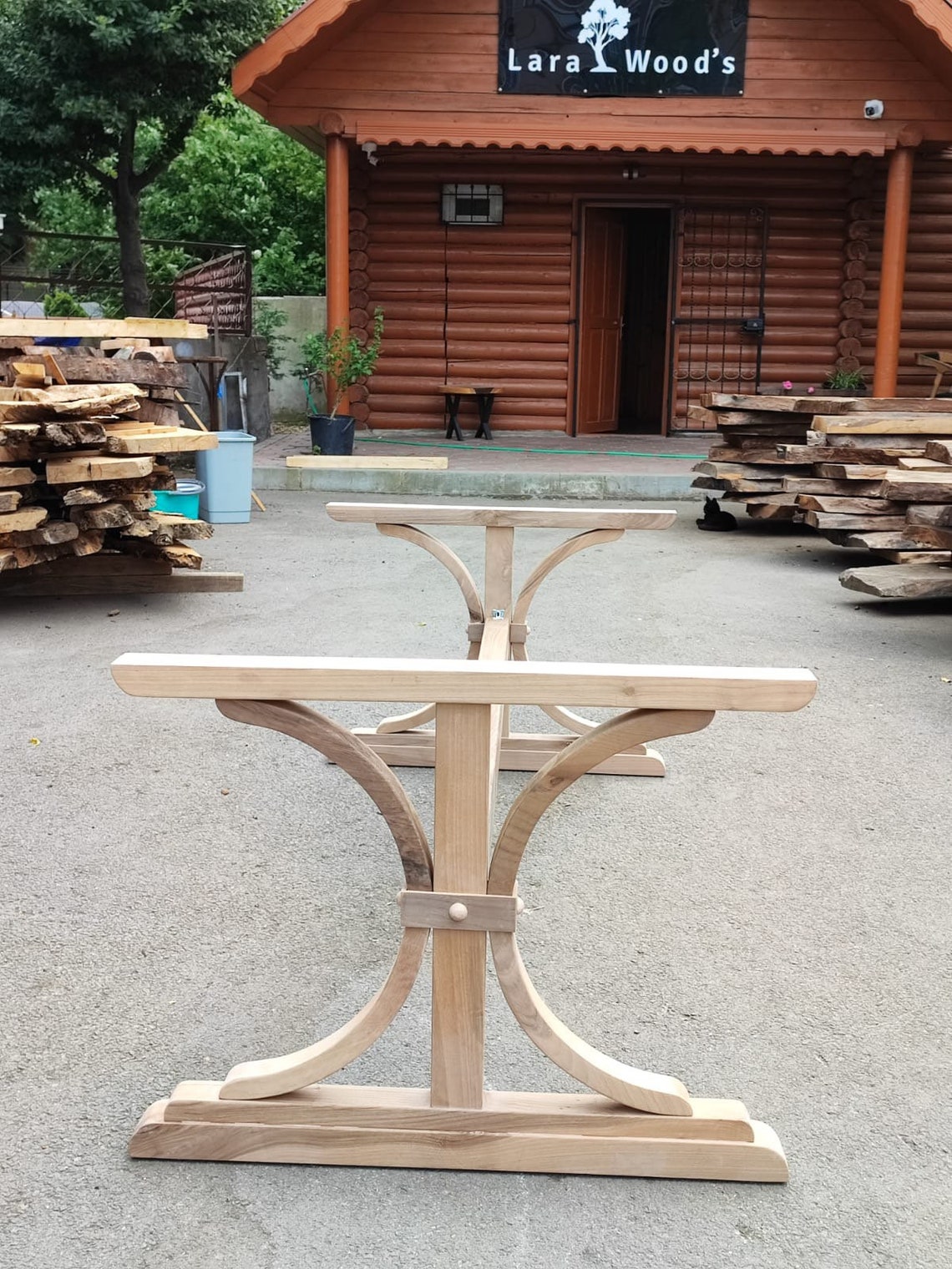 Unfinished Walnut Wood Table Legs Raw Walnut Wood Table Legs Etsy