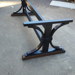 Rustic Wood Table Legs, Wooden Table Legs, Modern Table Base, Dining Table Legs, Desk Legs, Large Table Base