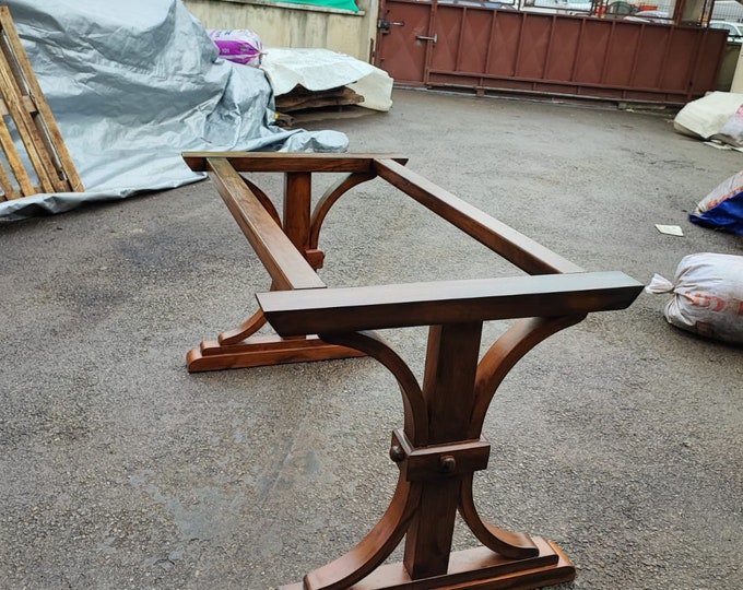 Cherry Wood Table Legs Walnut Mahogany Wood Table Legs Etsy