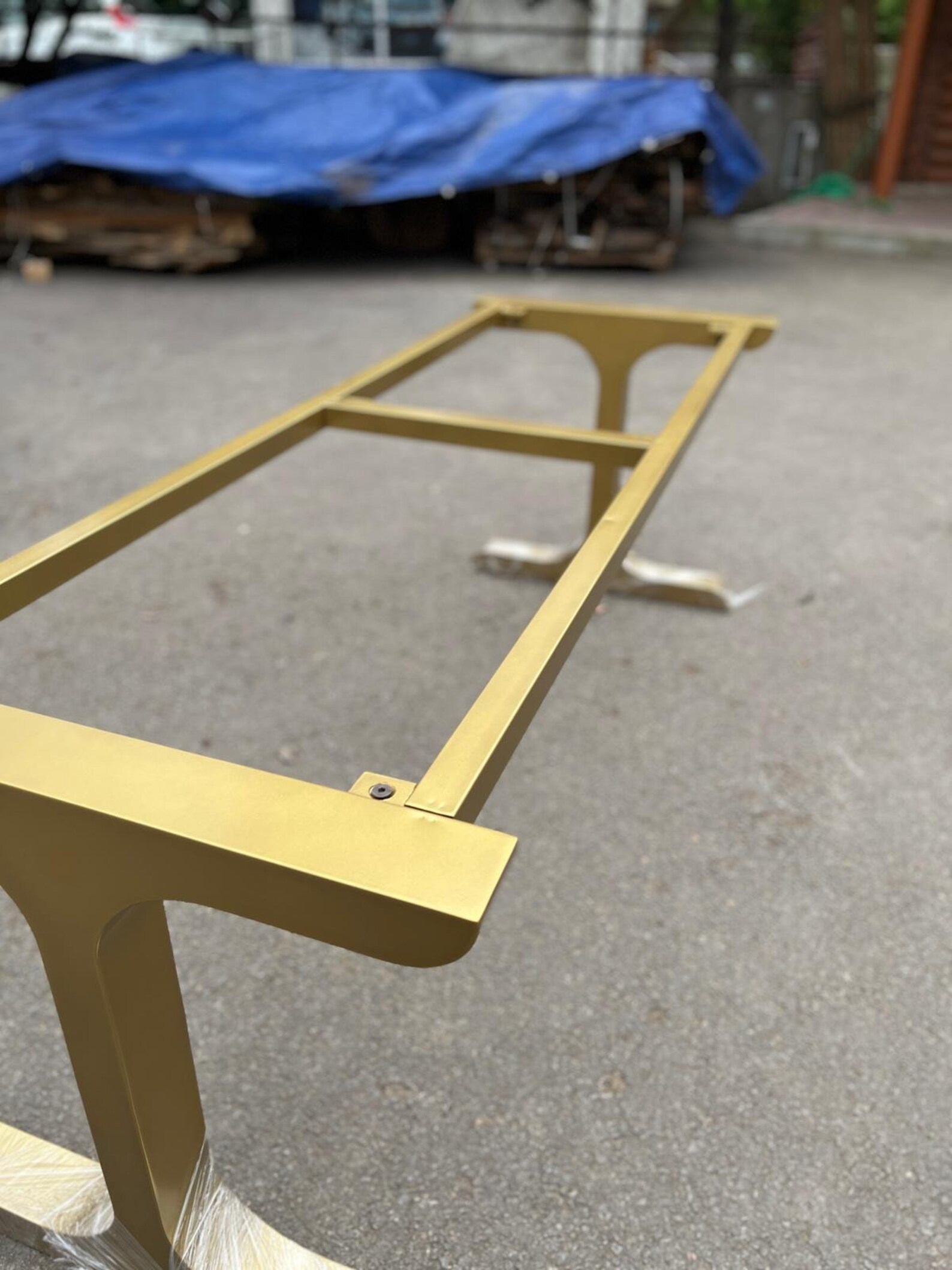 Brushed Gold T Shape Steel Table Legs Metal Table Legs - Etsy