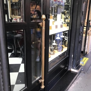Solid Brass Villa Door Entrance Handle, Gold Luxury House Door Handle, Brass Gold Large Modern Entryway Door Handle | STD 031
