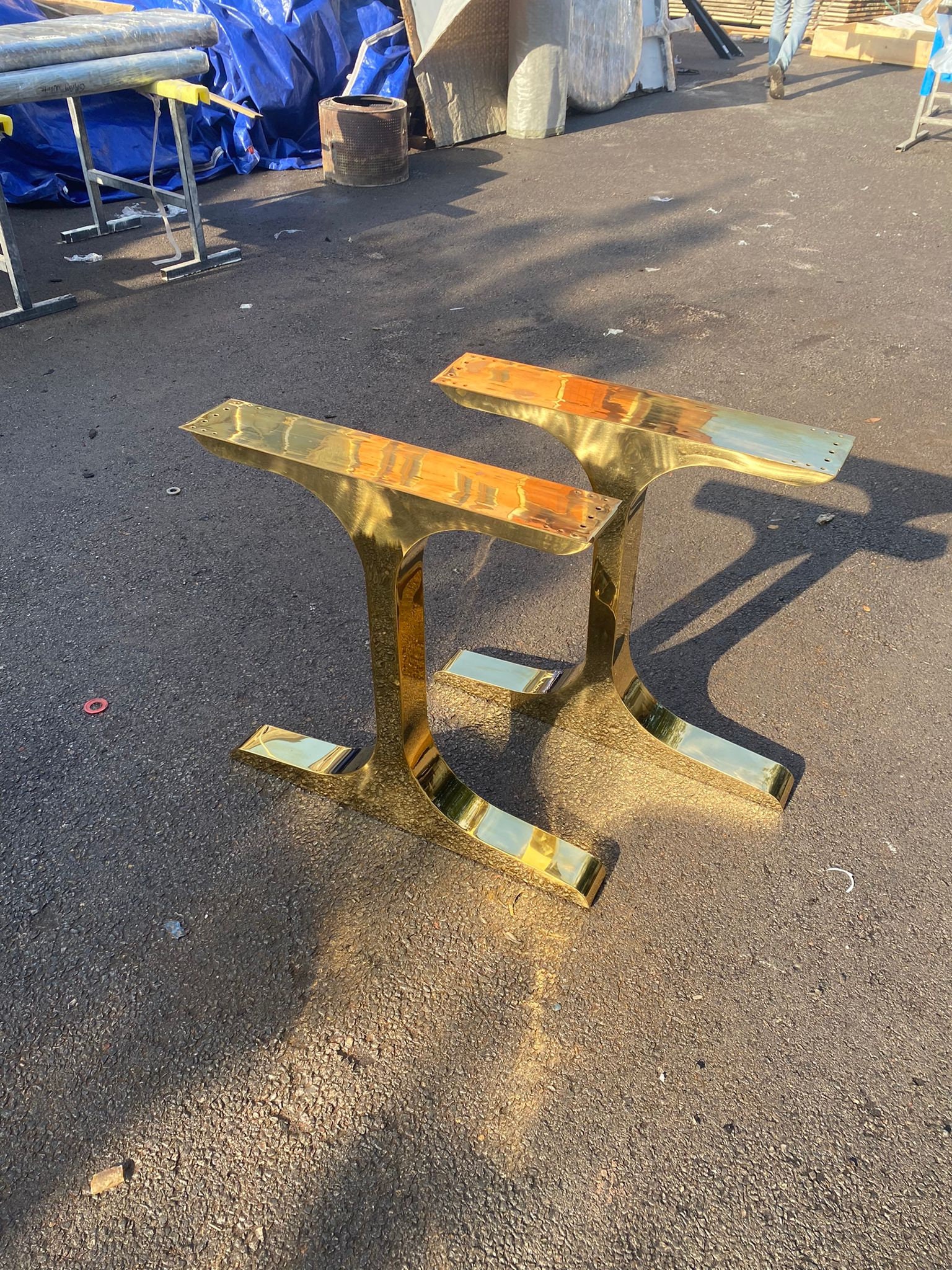 Custom Stainless Steel Shiny Gold Table Legs, Shiny Gold Table Legs ...