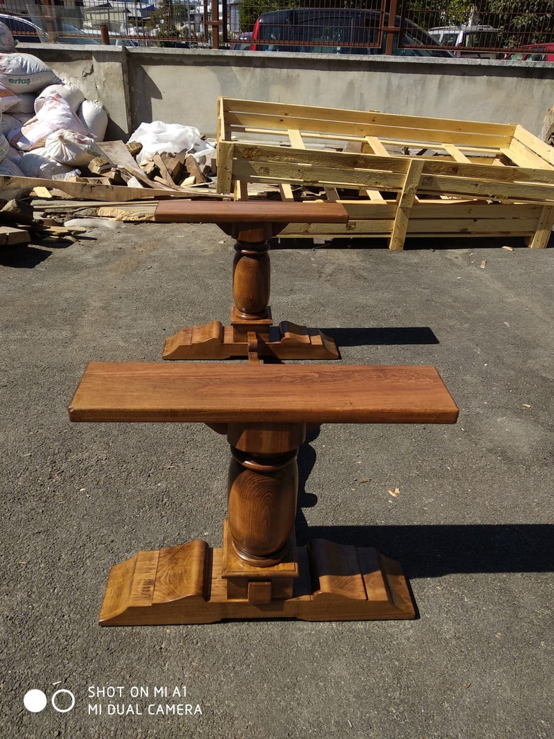 Rustic Trestle Wood Table Legs Wooden Table Legs Trestle Etsy