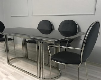 Nirvana Table Base, Custom Table Base, Unique Table Base, Metal Dining Table Base Legs, Handmade Table Base, Dining Table Base for Quartz
