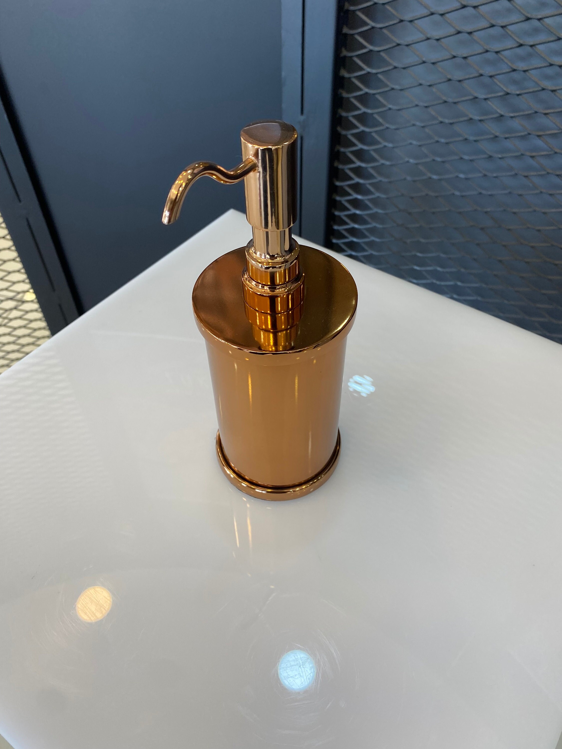 Solid Brass Soap Dispenser, Gold Plated Luxury Soap Dispenser Albrifin ...