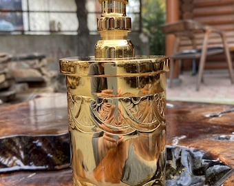 Massiver Messing Seifenspender, Vergoldeter Luxus Seifenspender Albrifin S Varnish Lackiert, Küchenspüle Shiny Gold Seifenspender | STD-030