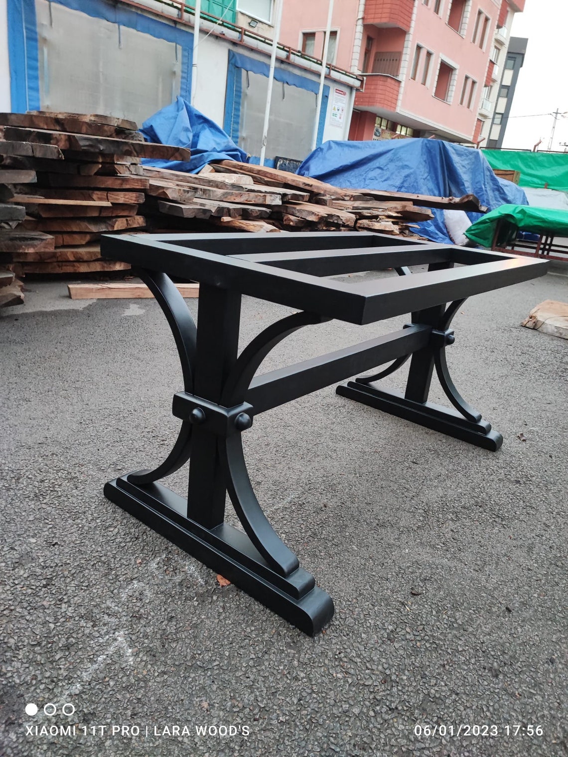 Rustic Wood Table Legs Wooden Table Legs Modern Table Base Etsy