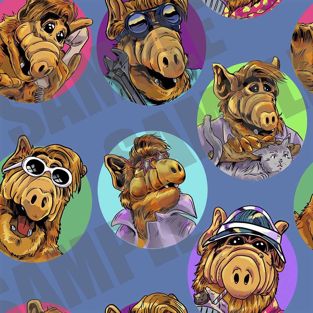 Alf Tv Show 6 Png Clipart Png Designs and Seamless Pattern for Fabric ...