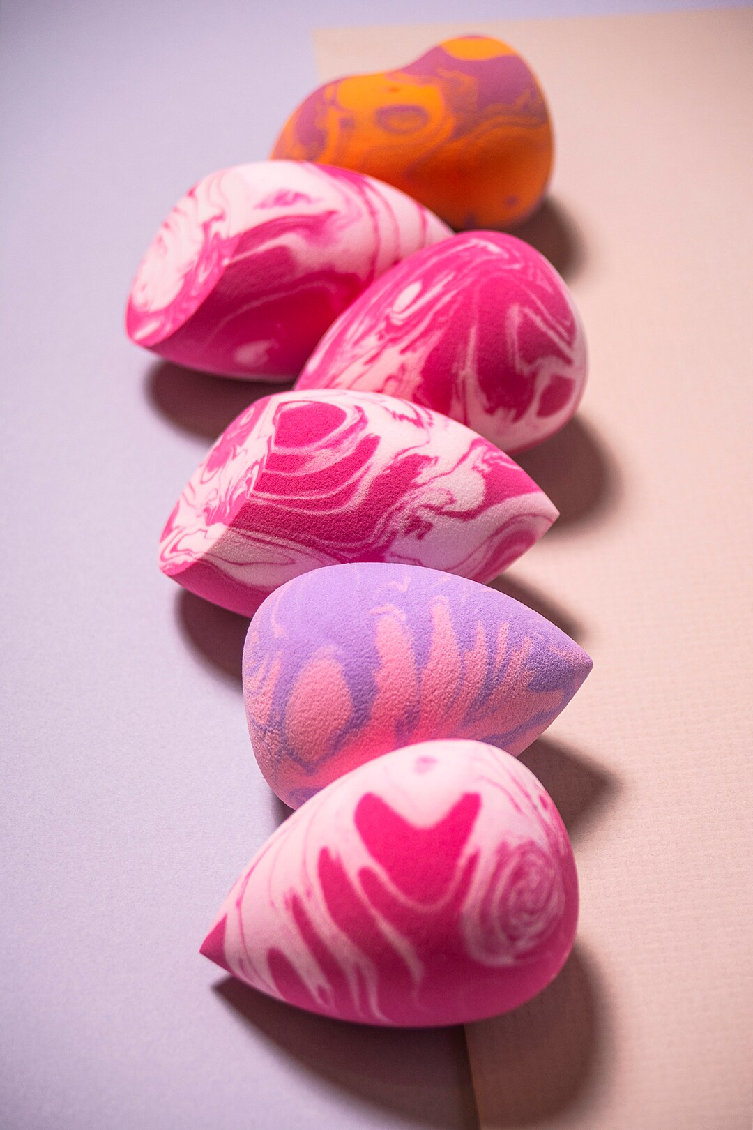 Pack of 6 Marble Egg Beauty Blenders Makeup Beauty Sponge Set Makeup Etsy