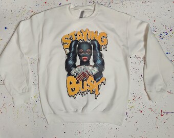 Staying Busy Sweatshirt 50/50 Blend