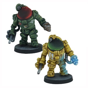 Sci-Fi CheckPoint-miniaturen - Exo Suits